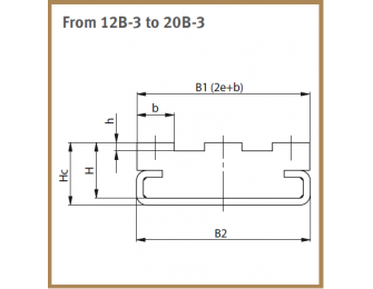 TYPE CT TRIPLEX PA66 Rollenkette Bahnführung alt=