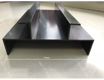 195 mm großes Polyamid-Thermosperrprofil für das Fassadensystem alt=